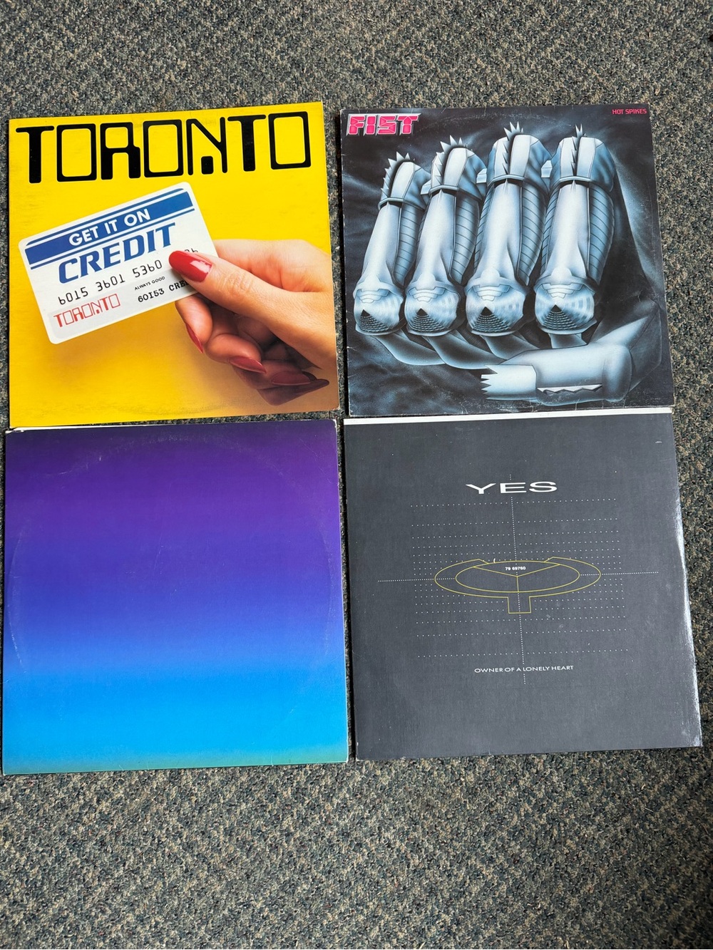 Vintage Vinyl Records (2 for $25) Wham! Toronto, Fist, Yes